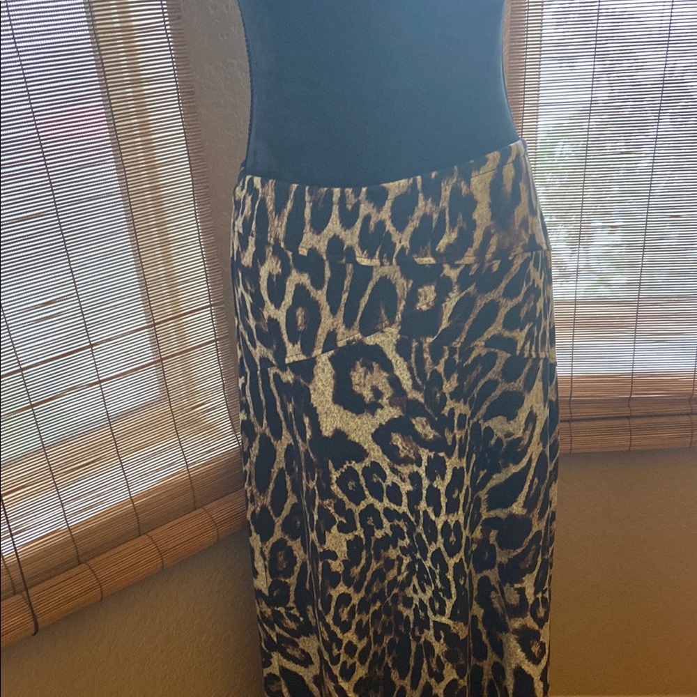 Leopard Print Women's Skirt